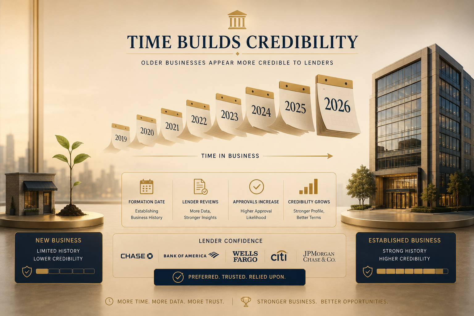 How Business Age Affects All Four Bureau Profiles