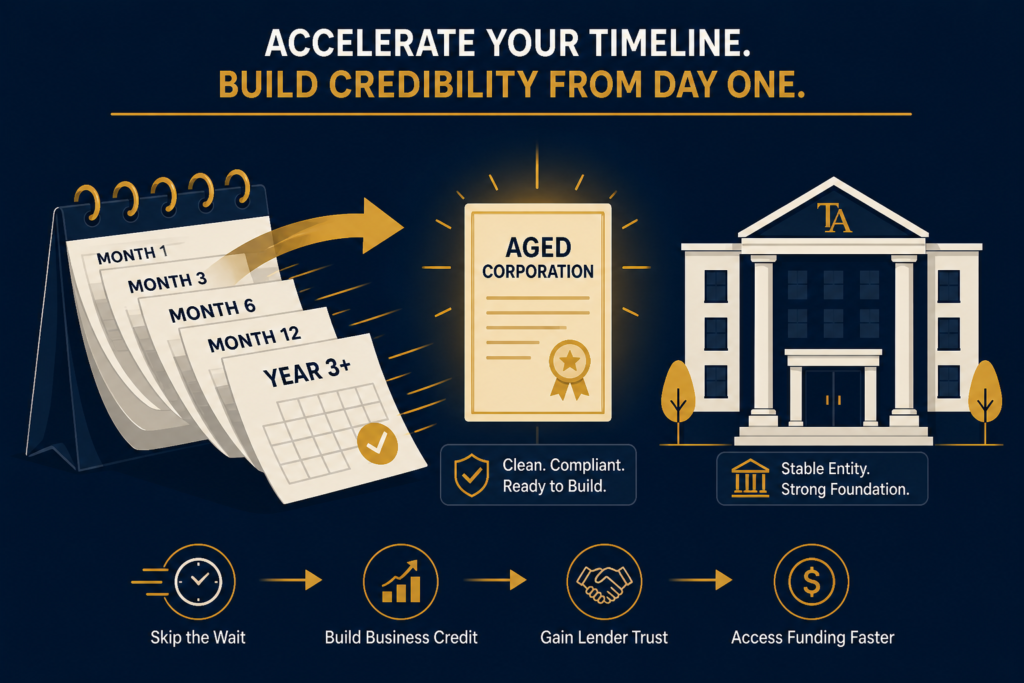 How a Clean Shelf Corporation Helps You Build Credibility Faster