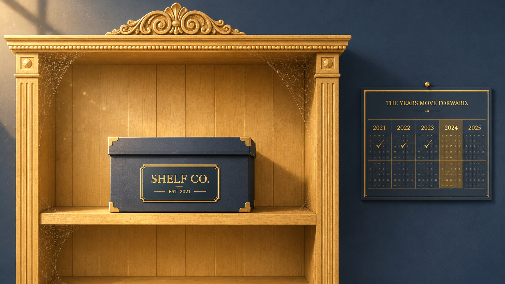 shelf company, box in royal shelf