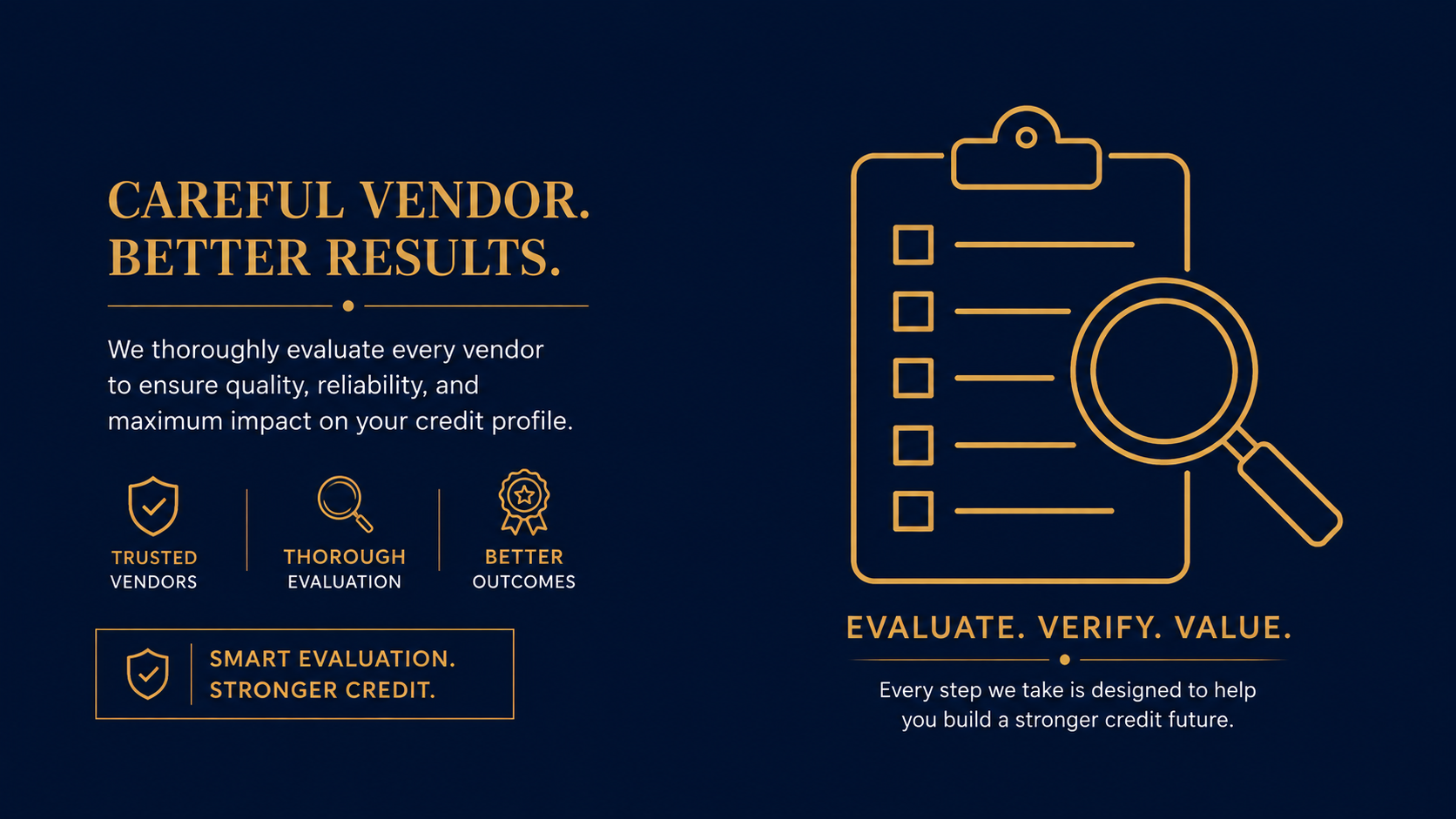 Checklist for choosing net 30 vendor accounts that report to credit bureaus